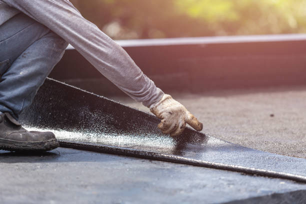 Professional Basement Waterproofing technician working in Scotchtown, NY